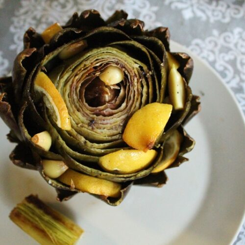 Baked GarlicLemon Artichoke Recipe (Low Histamine)