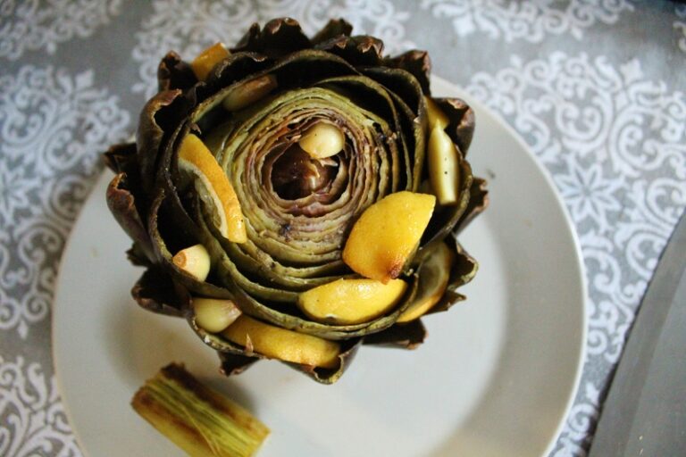 Baked GarlicLemon Artichoke Recipe (Low Histamine)