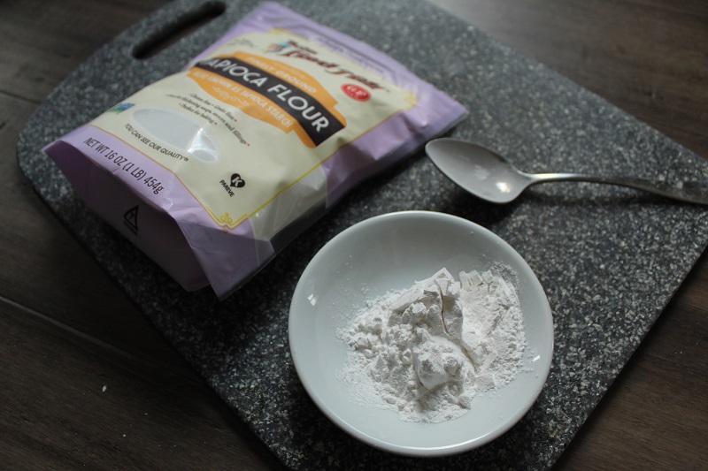 A bowl of Tapioca flour.