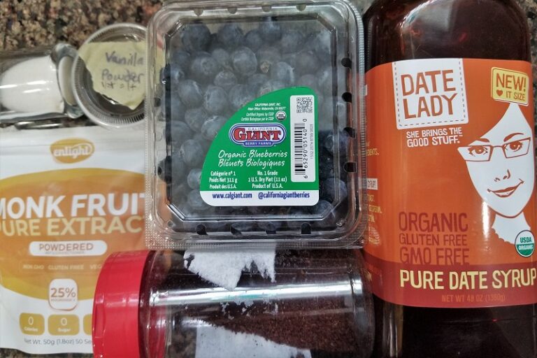 Easy Vanilla Blueberry Jam (No Pectin)