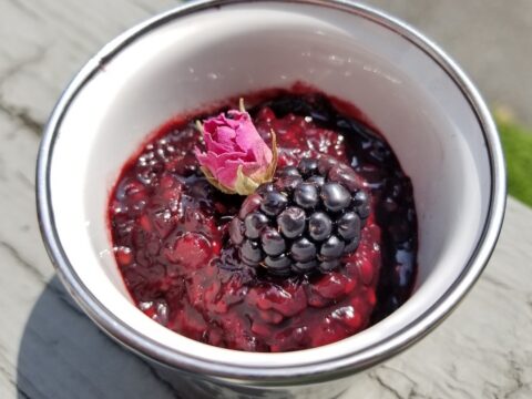 Low Histamine Blackberry Rose Jam (Low-Sugar, No Pectin)