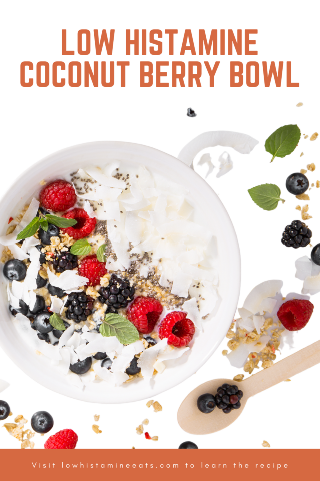 Creamy Coconut Berry Bowl (Low Histamine Dessert)