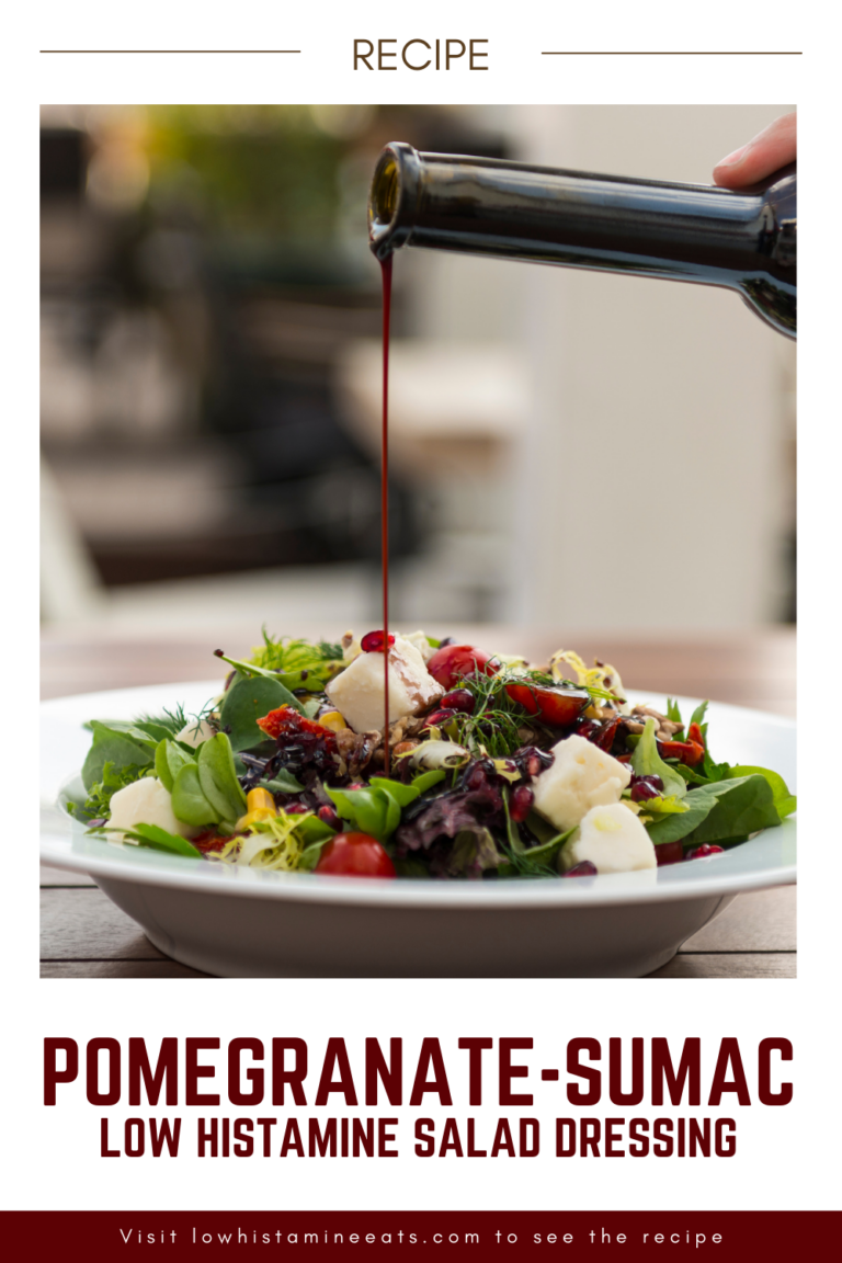 Pomegranate Sumac Salad Dressing Low Histamine Eats