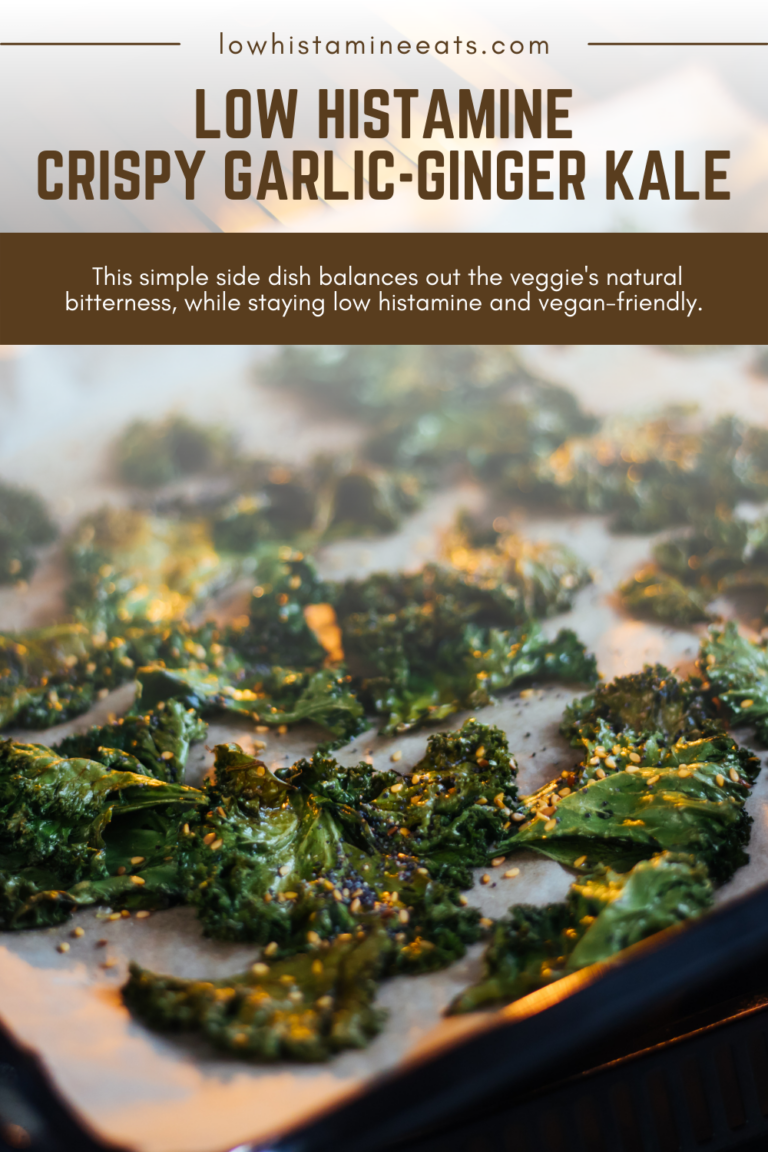 Crispy GarlicGinger Kale (HistamineFriendly)
