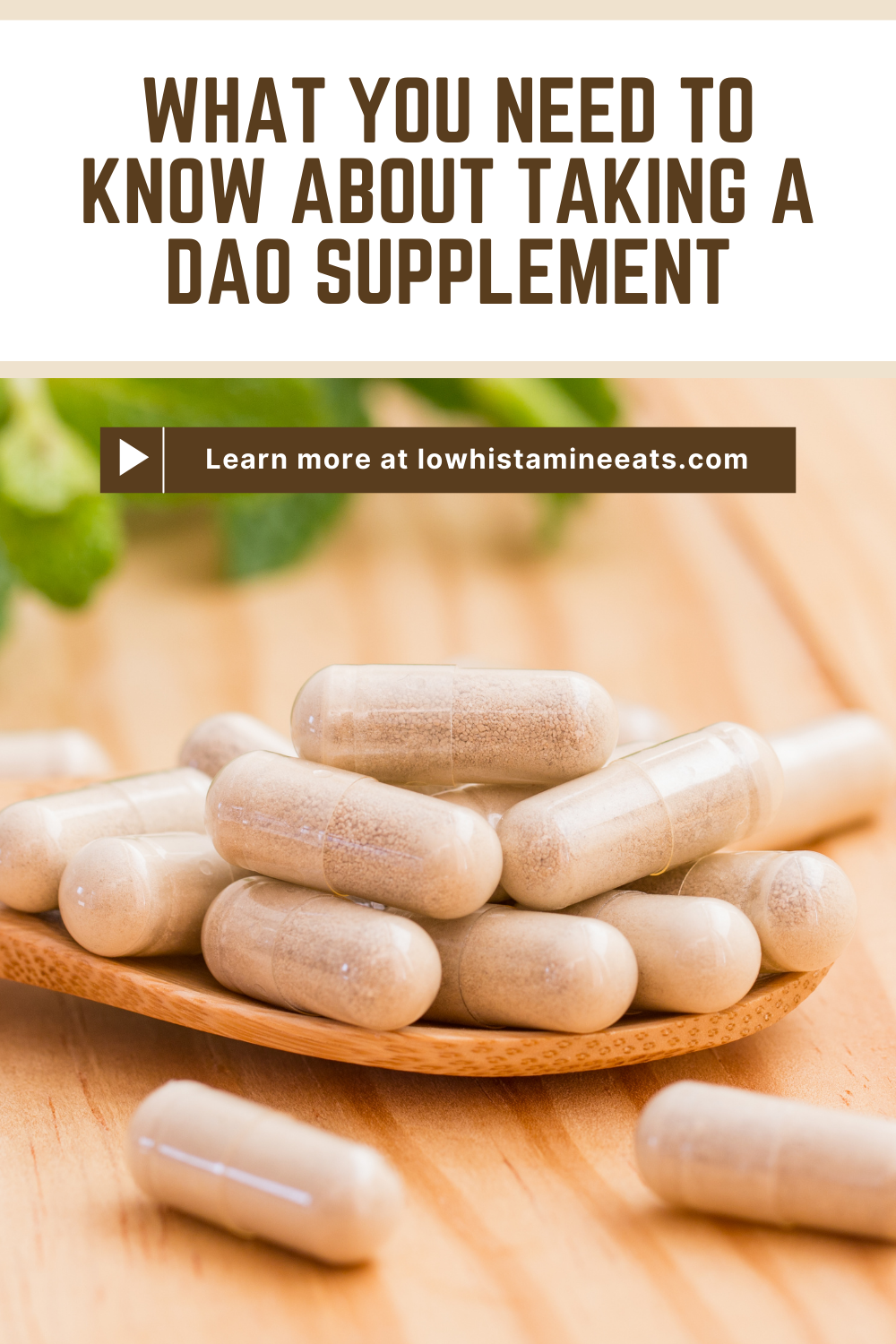 Should I Use a DAO Supplement? (Diamine Oxidase)