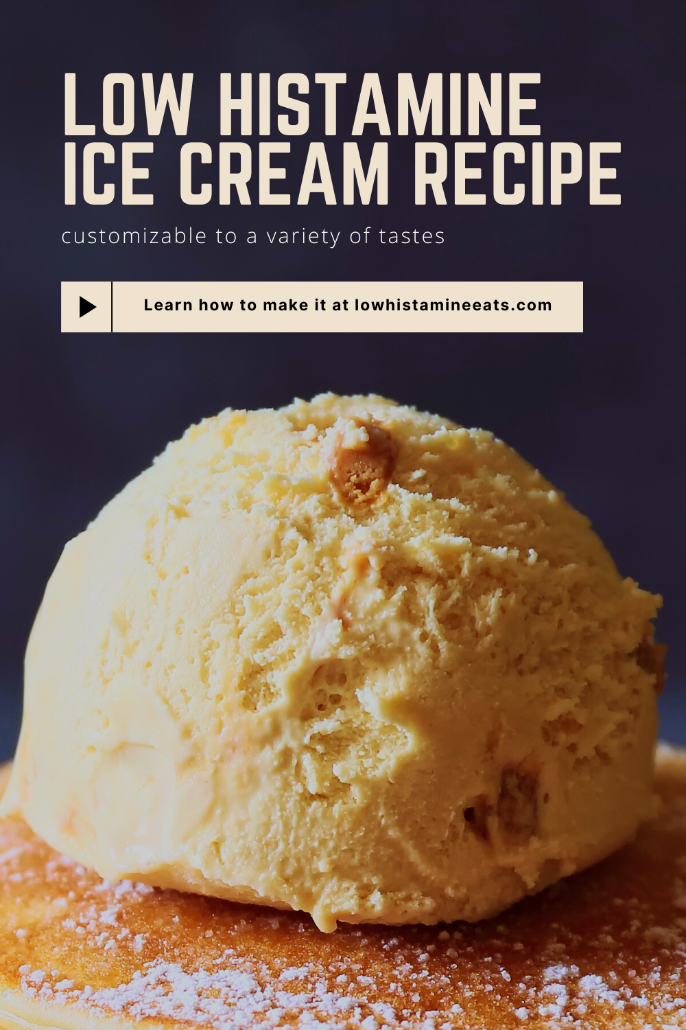 Low Histamine Ice Cream Recipe (Mint Crunch)