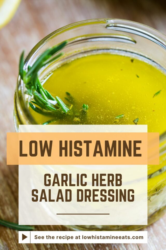 Fresh Herbs Salad Dressing With Garlic (Low Histamine)