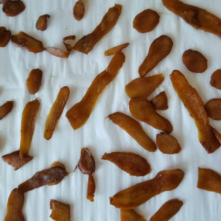 Low Sugar Candied Ginger (With Coconut Sugar)