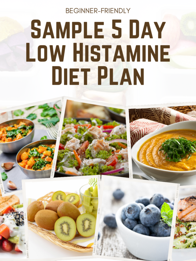 Sample 5 Day Low Histamine Diet Plan For Beginners