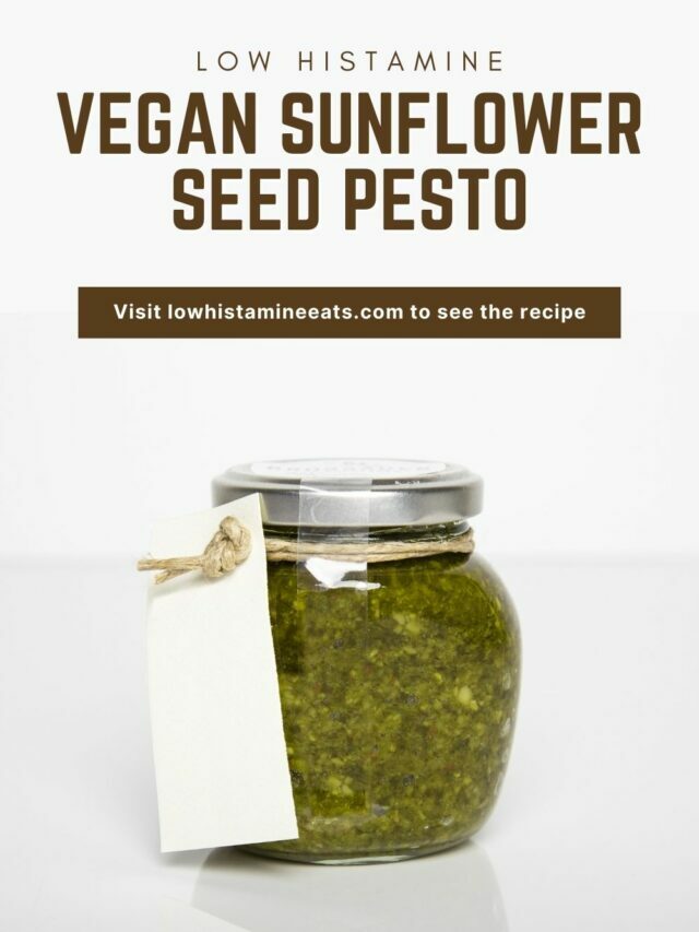 Low Histamine Vegan Sunflower Seed Pesto