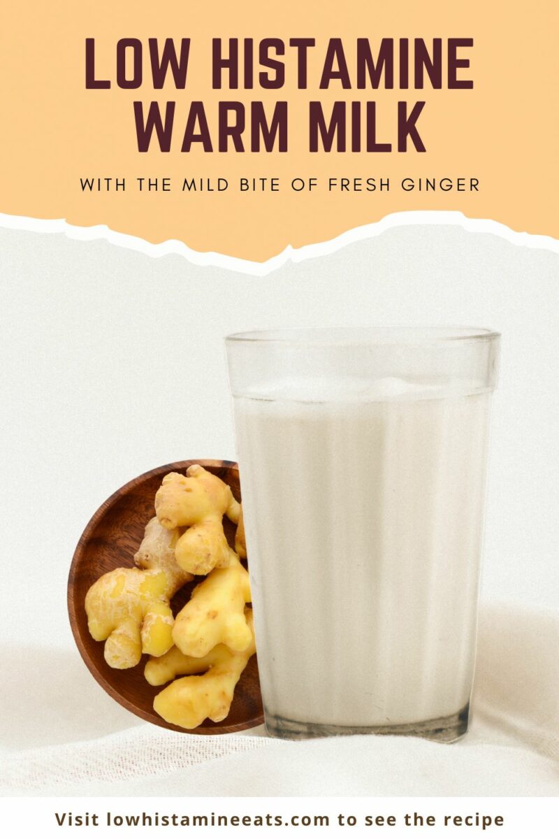 Spiced Honey Ginger Milk (Low Histamine Drink)