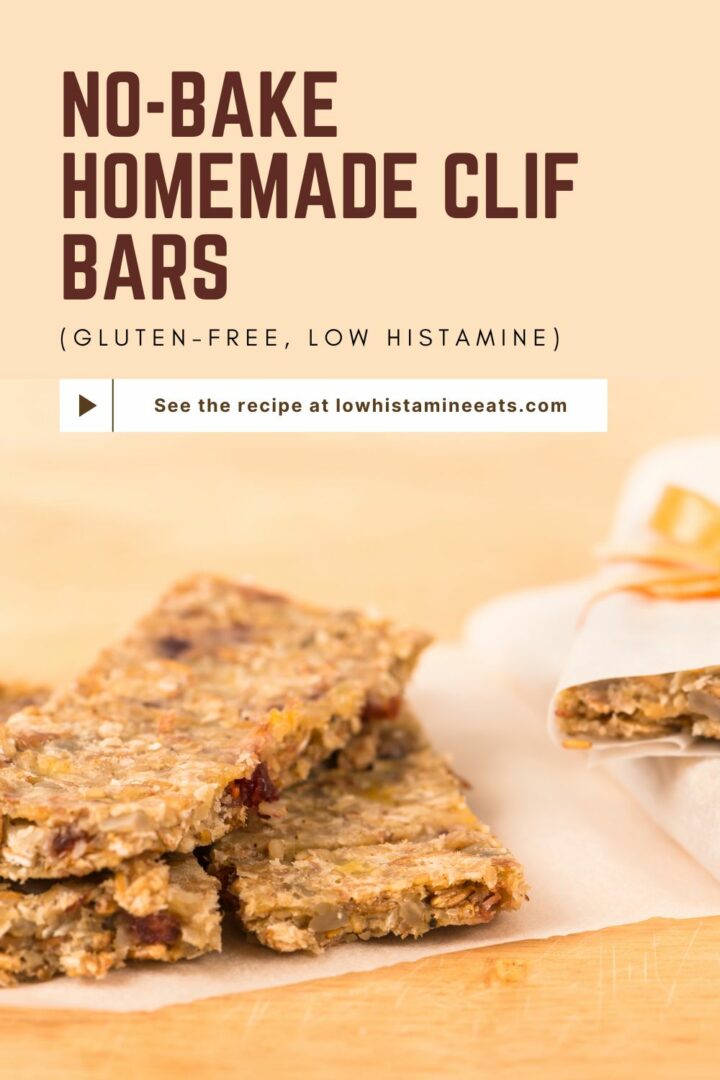 NoBake Homemade Clif Bars (GlutenFree, Low Histamine)