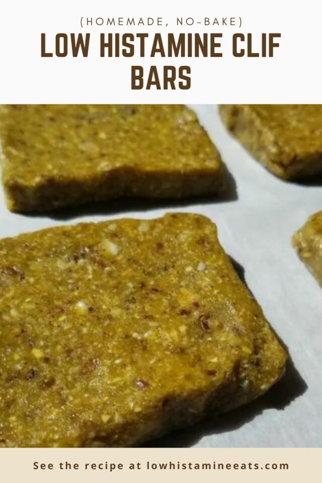 NoBake Homemade Clif Bars (GlutenFree, Low Histamine)