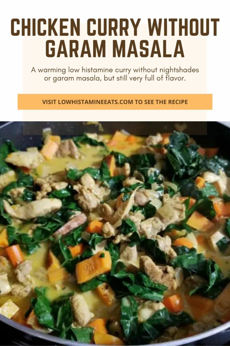 Warming Chicken Curry Without Garam Masala (Low Histamine)