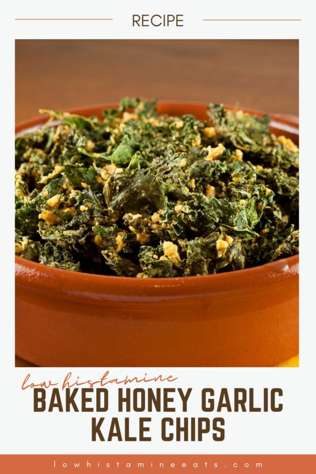 Baked Honey Garlic Kale Chips (Low Histamine, Low Oxalate)