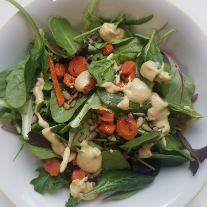 Maple Tahini Mustard Dressing (Vegan)
