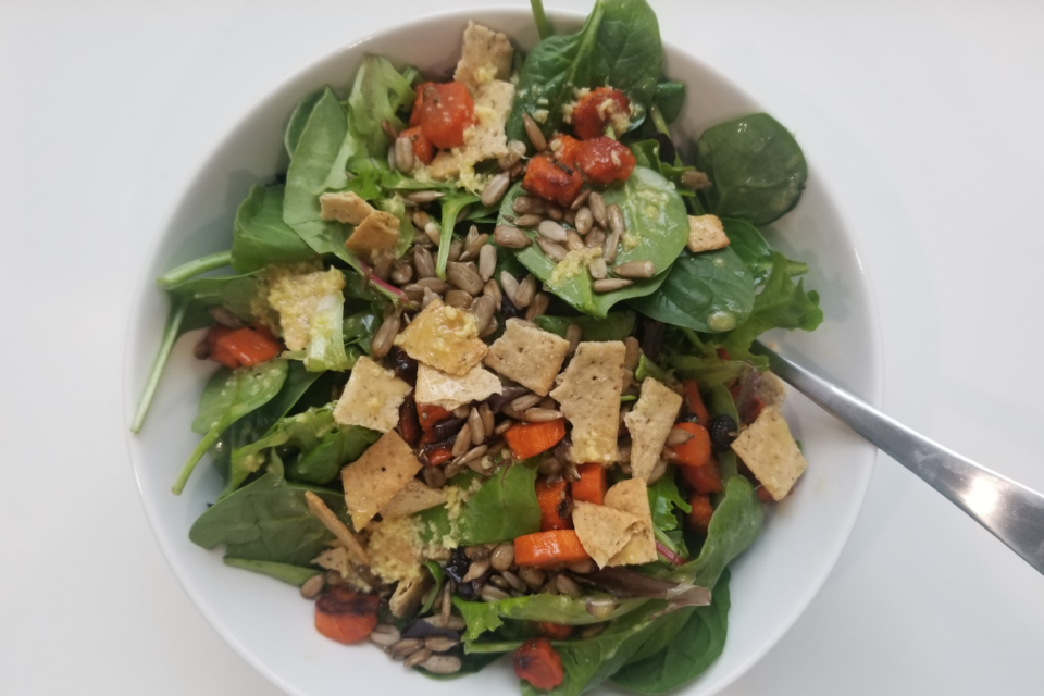 Simple Lemon Ginger Salad Dressing (Vegan, Paleo)