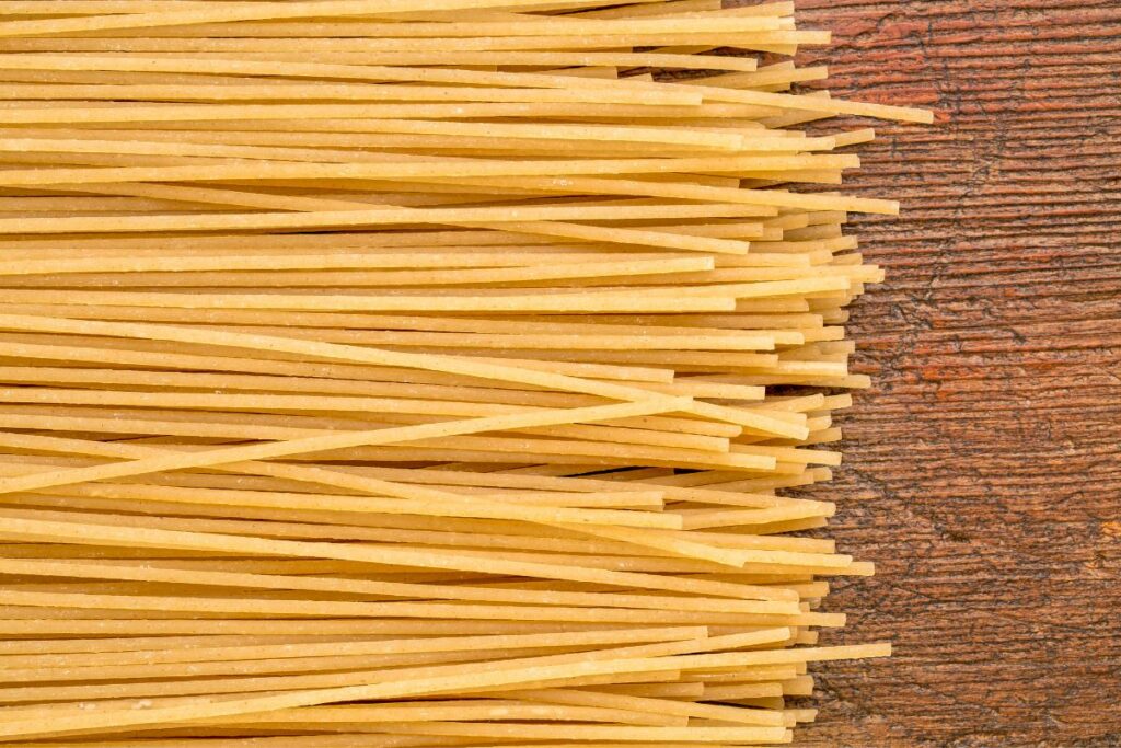 brown rice pasta noodles.