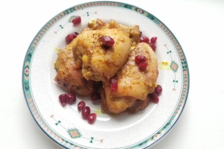 Baked Honey Turmeric Chicken Thighs (Sheet Pan Recipe)