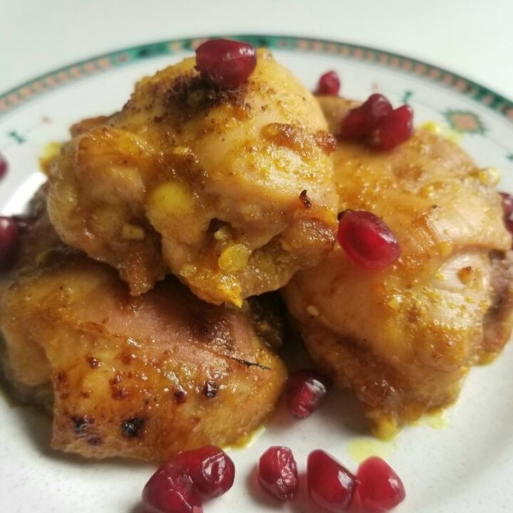 Honey Turmeric Chicken Thighs (Sheet Pan)