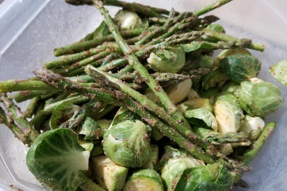 Quick Roasted Asparagus & Brussels Sprouts (No Vinegar) Low Histamine