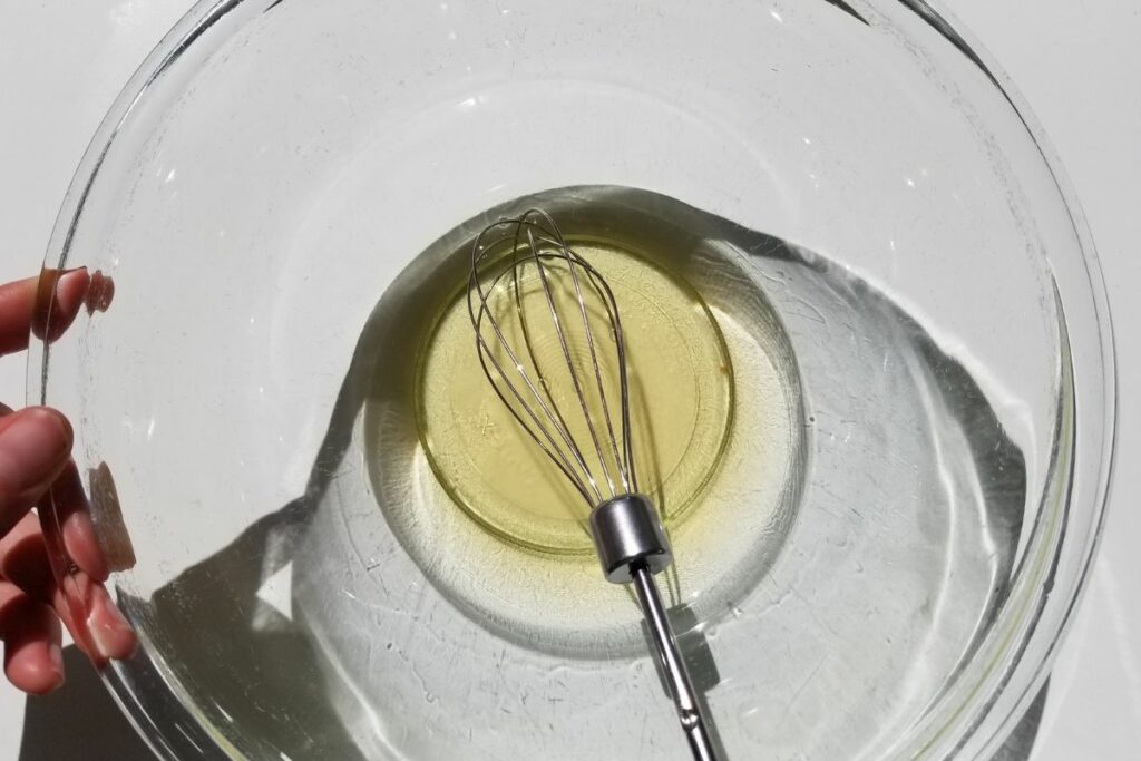 Tapioca syrup in a glass bowl. 