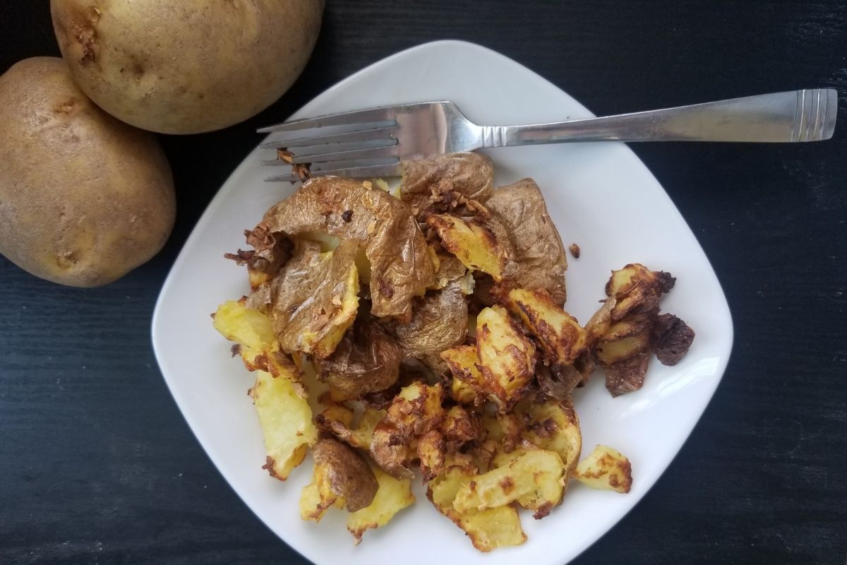 Ninja Foodi Air Fryer Fried Potatoes - Air Fryer Za'atar Potatoes