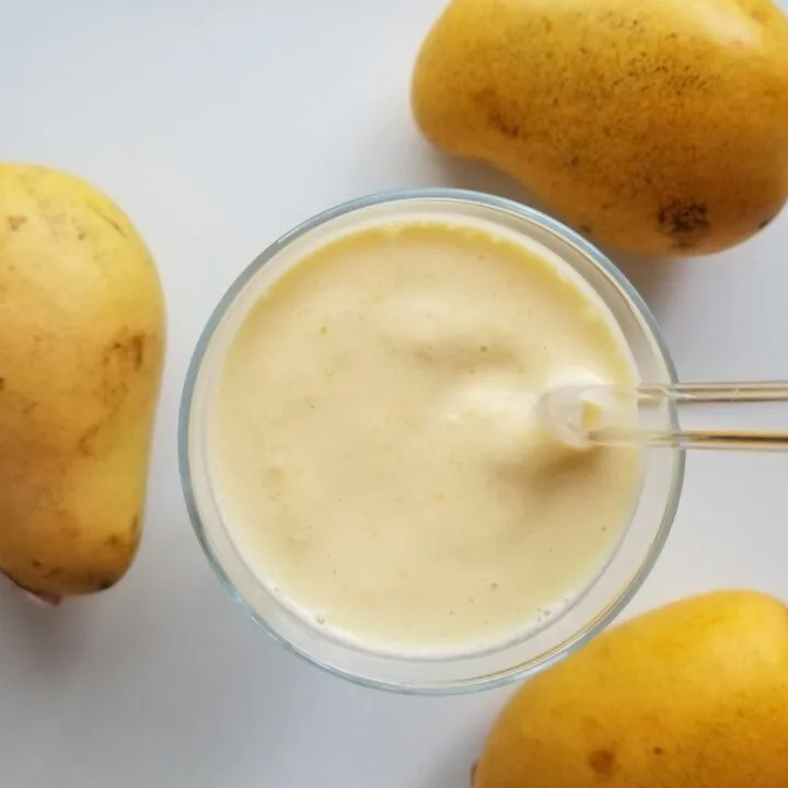 Creamy Mango Smoothie (2 Ingredients!)