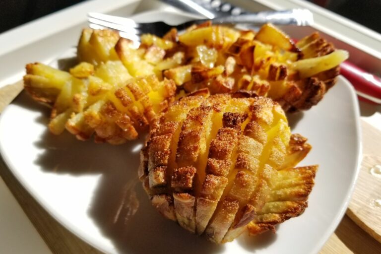 Easy Air Fryer Blooming Potato (Recipe for Potato Blossoms)