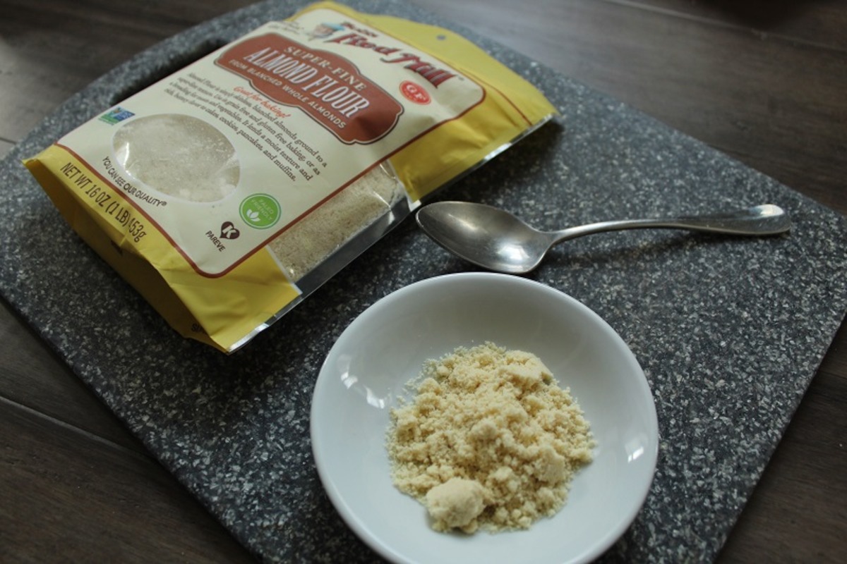 a 16 oz. pouch of almond flour.