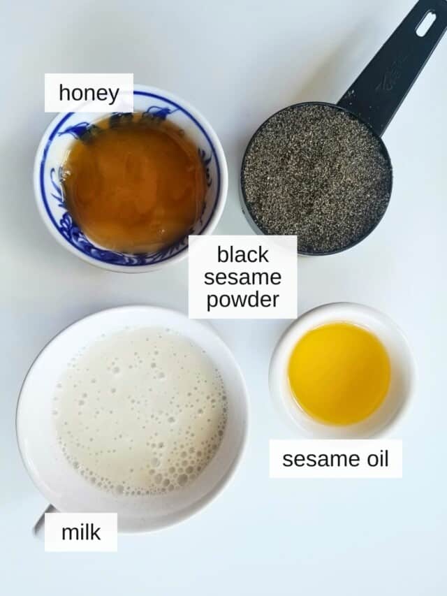 Easy Black Sesame Latte Recipe (Vegan Option) Low Histamine Eats