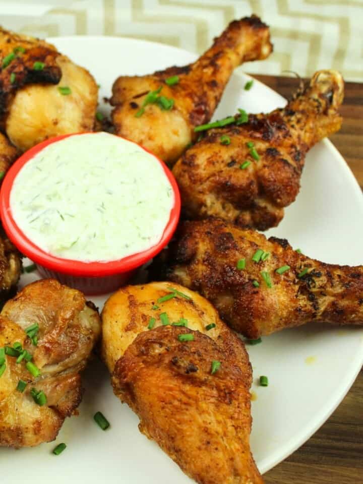 Crisp & Juicy Air Fryer Chicken Legs (No Marinade)