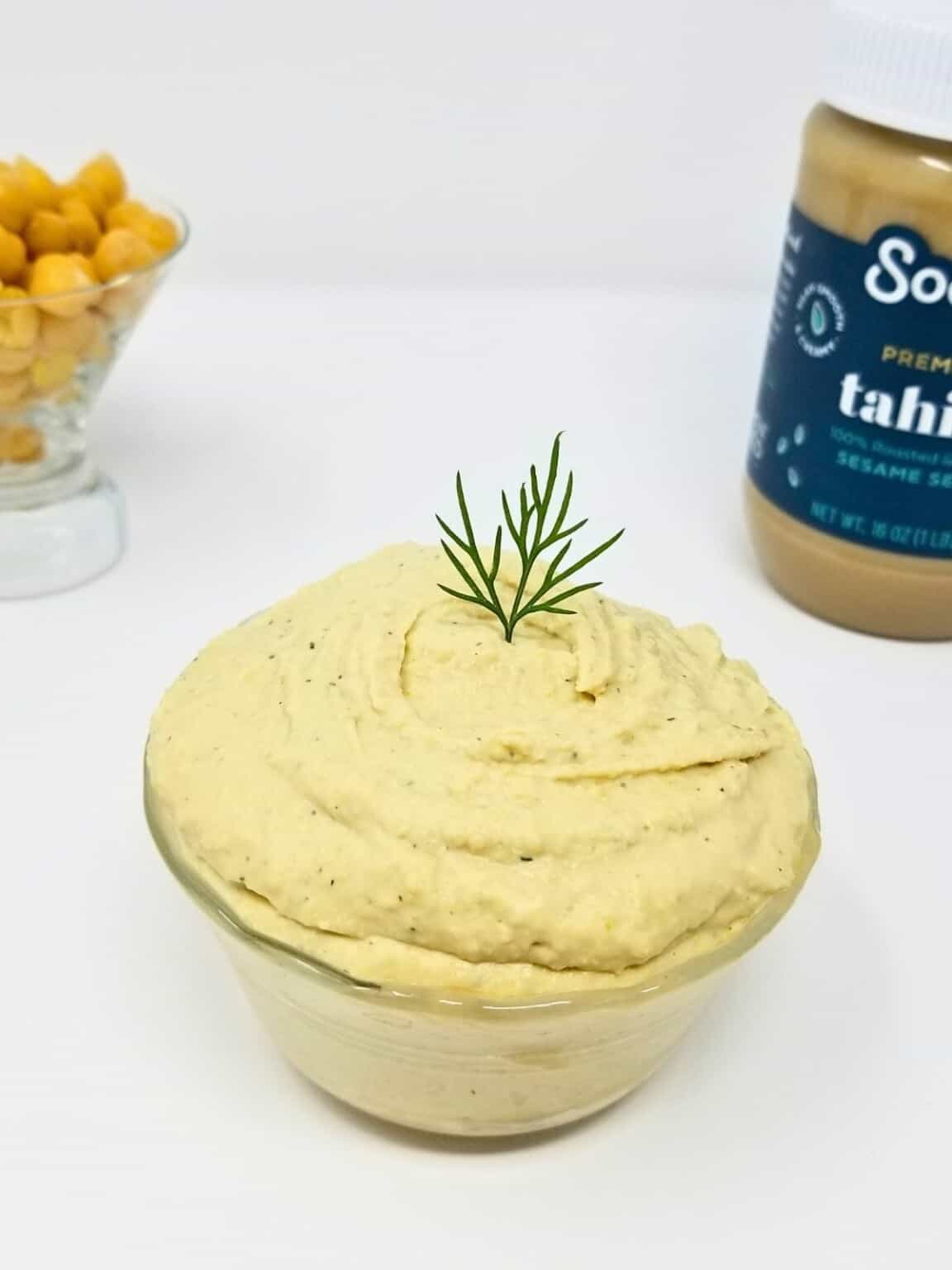 How to Make Hummus Without Garlic (Lemon Dill Flavor) Low Histamine Eats
