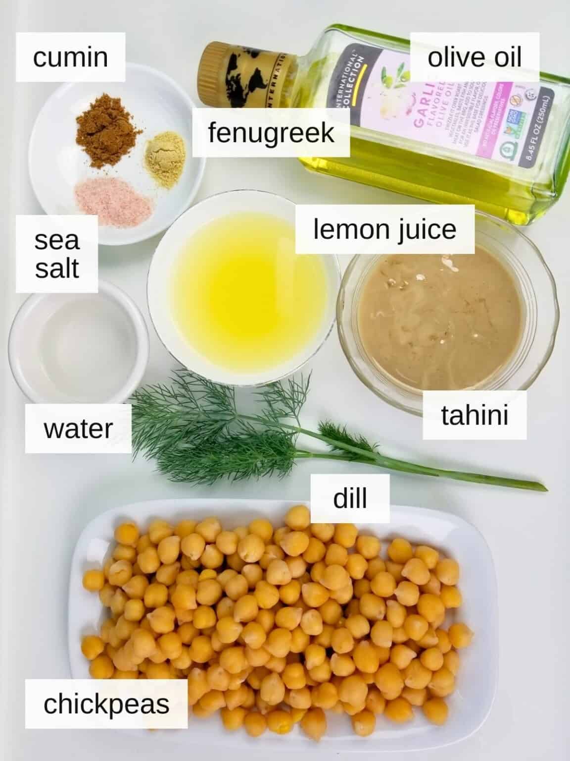 How to Make Hummus Without Garlic (Lemon Dill Flavor) Low Histamine Eats