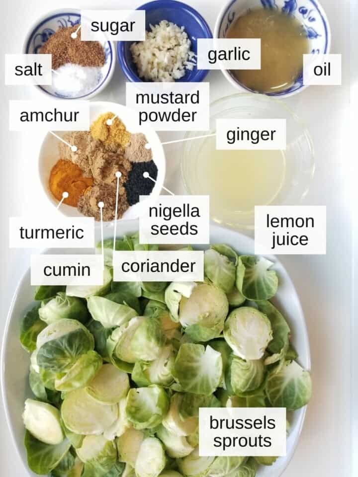 Baked CurrySpiced Indian Brussels Sprouts (Vegan, Paleo) Low