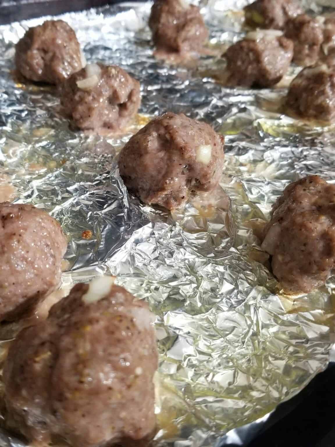 DairyFree Baked Lamb Meatballs (No Eggs, No Breadcrumbs)