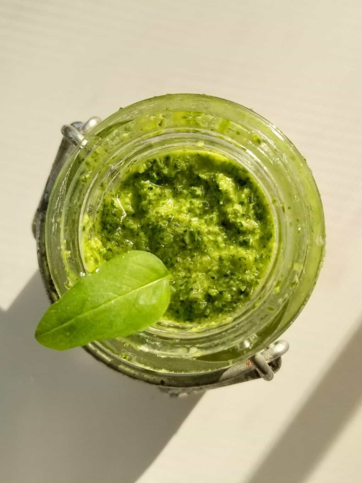 DairyFree Macadamia Pesto (Low FODMAP, AIP)