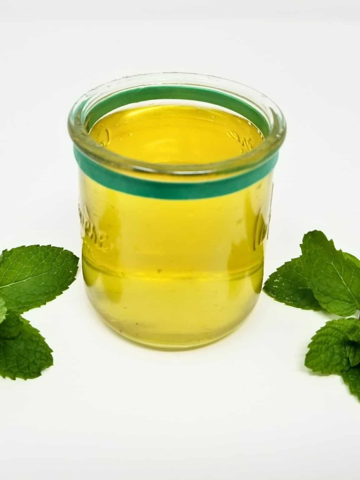 Fresh Mint Simple Syrup (SugarFree Option)