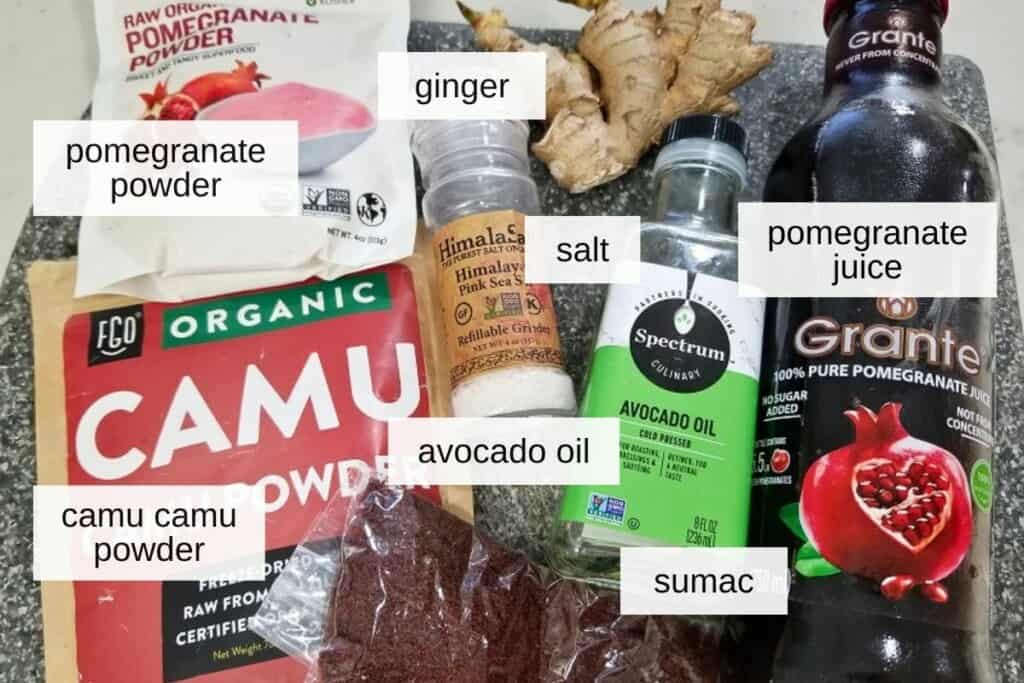 Pomegranate Sumac Salad Dressing Low Histamine Eats