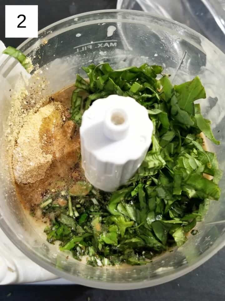 Garlic Herb Tahini Pasta Sauce (No Lemon, KetoFriendly) Low