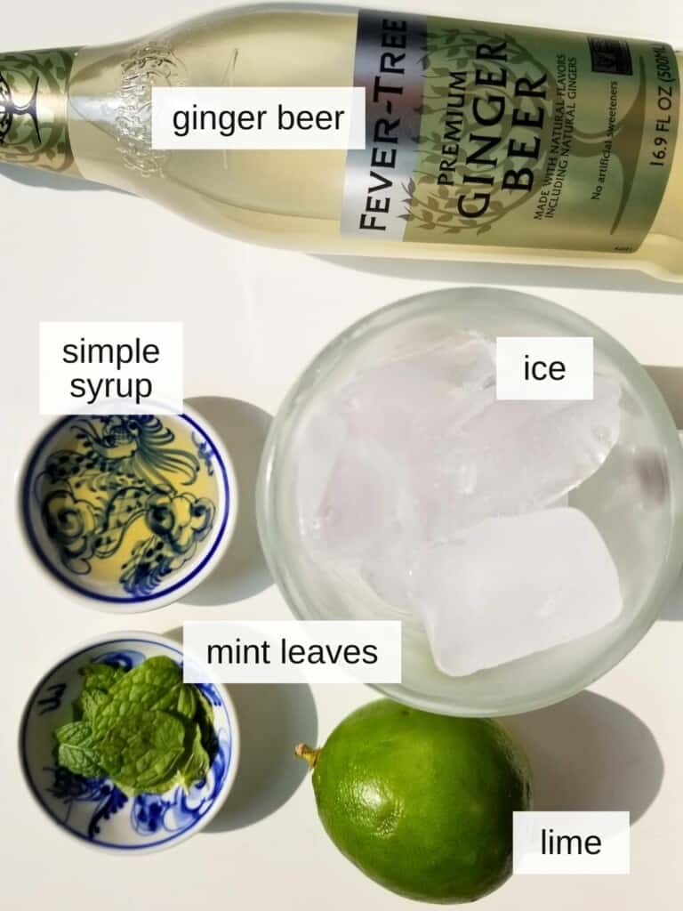 Virgin Moscow Mule - BEST Easy Ginger Beer Mocktail Recipe