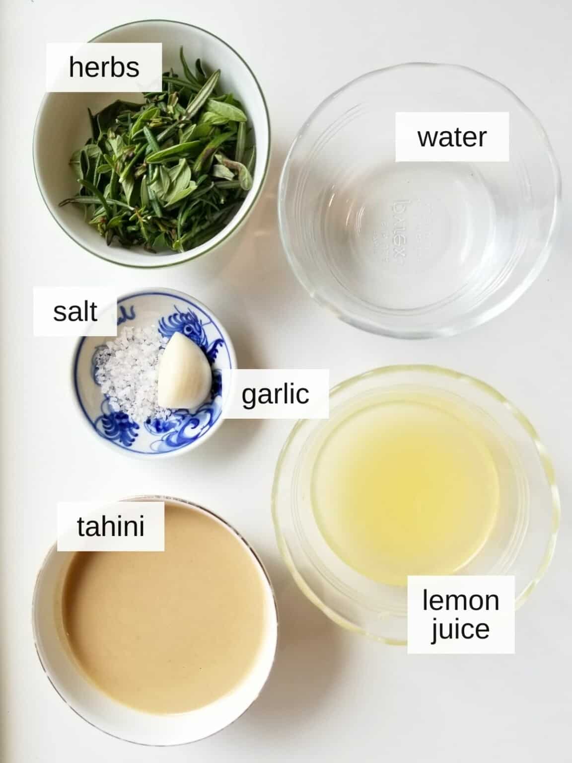 Vegan Lemon Herb Tahini Dressing (No Cilantro) Low Histamine Eats