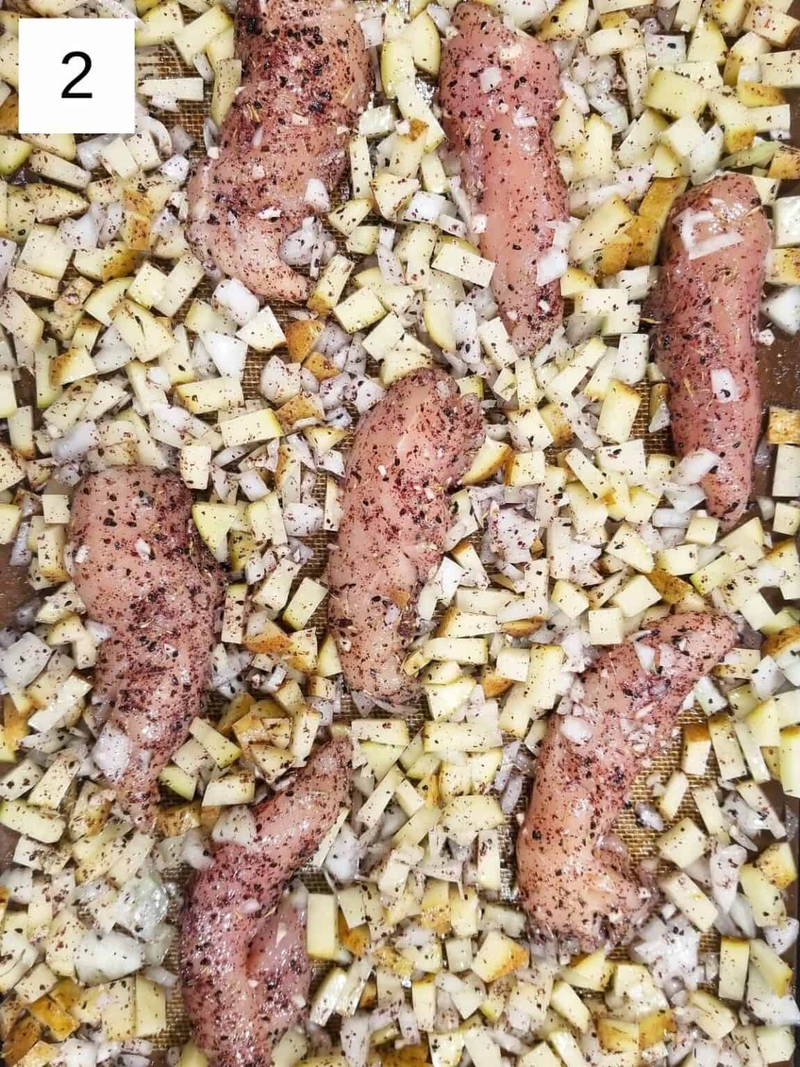 Onion & Sumac Chicken with Potatoes (Sheetpan Recipe) Low Histamine Eats