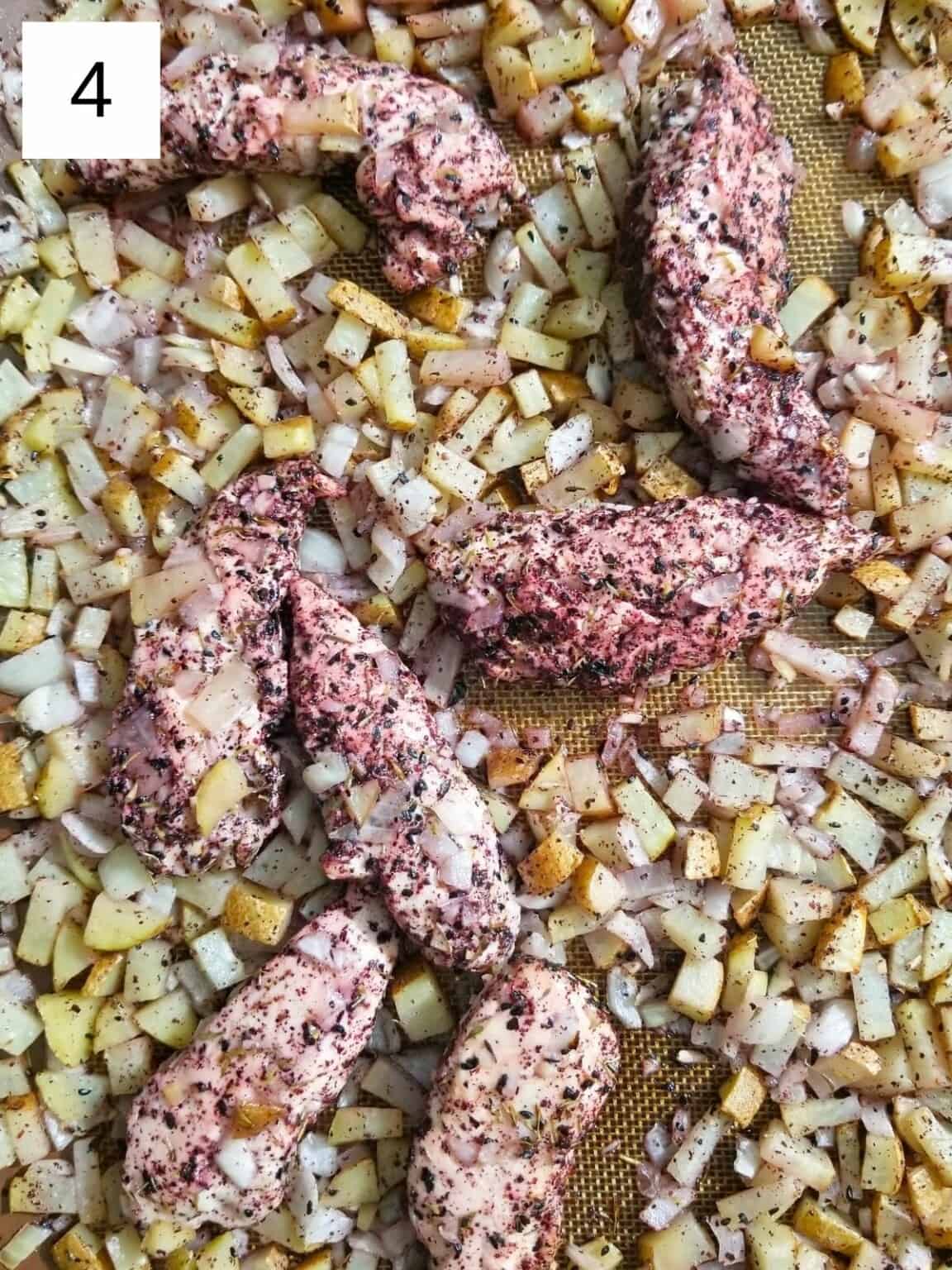 Onion & Sumac Chicken with Potatoes (Sheetpan Recipe) Low Histamine Eats