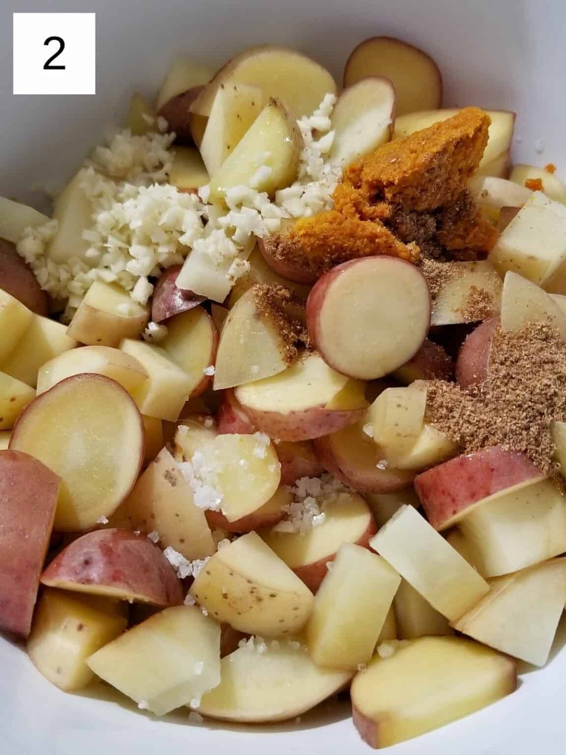 Baked Crispy Turmeric Potatoes (Air Fryer Option) Low Histamine Eats