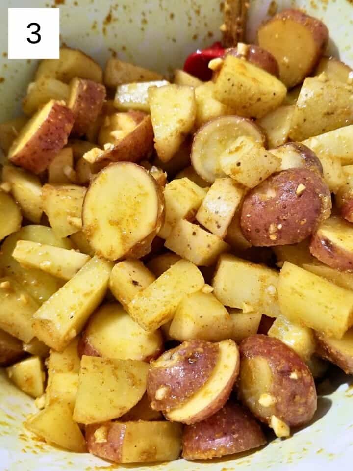 Baked Crispy Turmeric Potatoes Air Fryer Option Low Histamine Eats