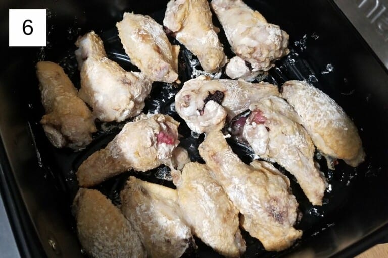 GlutenFree Honey Garlic Chicken Wings (Air Fryer, From Frozen) Low