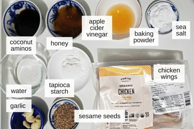 GlutenFree Honey Garlic Chicken Wings (Air Fryer, From Frozen) Low