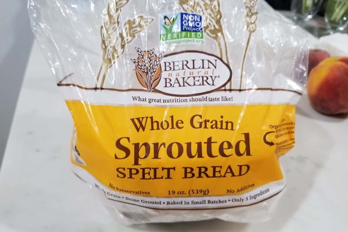 whole grain sprouted spelt bread from Berlin Natural Bakery.