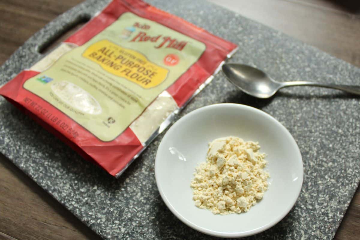 A pack of all purpose flour.